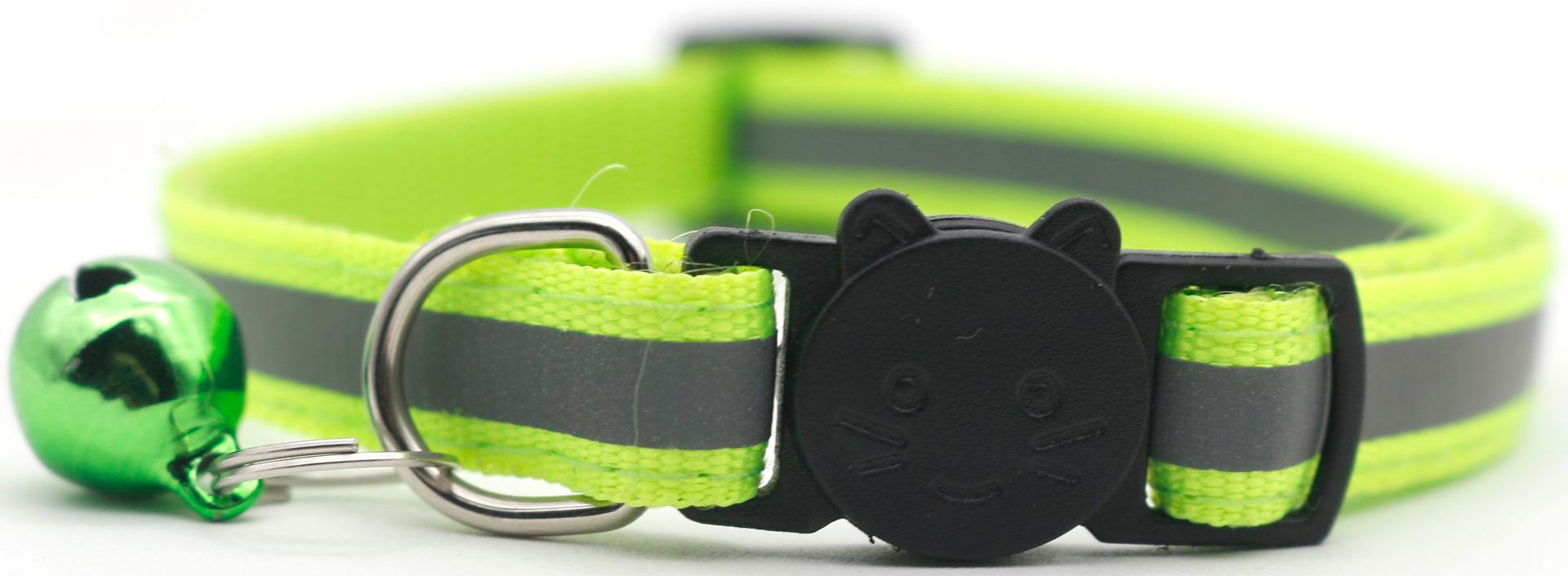 Pet Safety Buckle Detachable Reflective Bell Collar