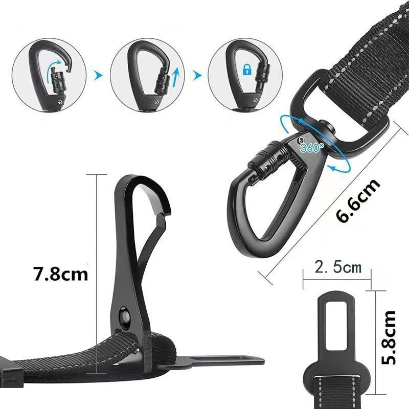 Pet Safety Rope Car Safety Buckle