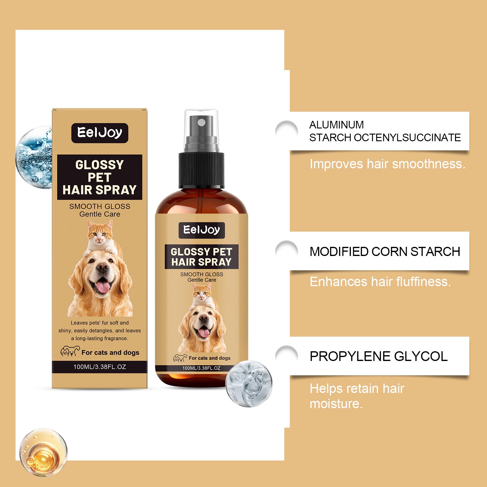 Pet Hair Smoothing Care Spray