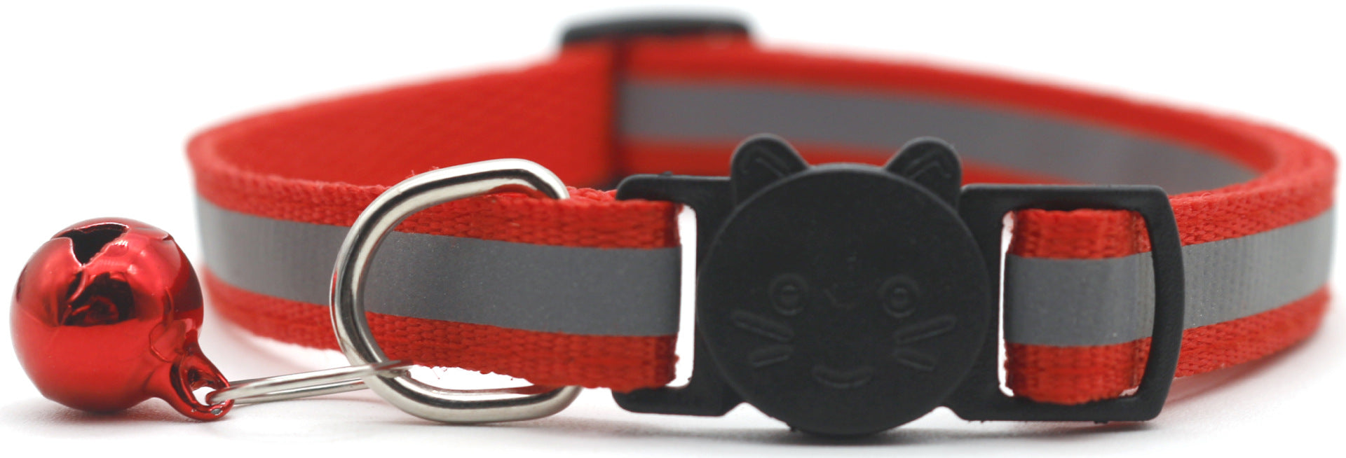 Pet Safety Buckle Detachable Reflective Bell Collar