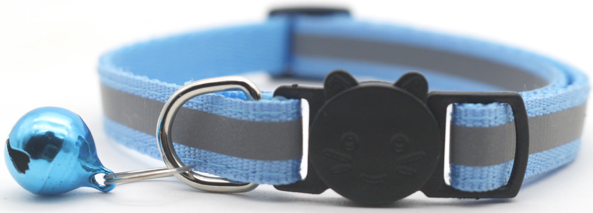 Pet Safety Buckle Detachable Reflective Bell Collar