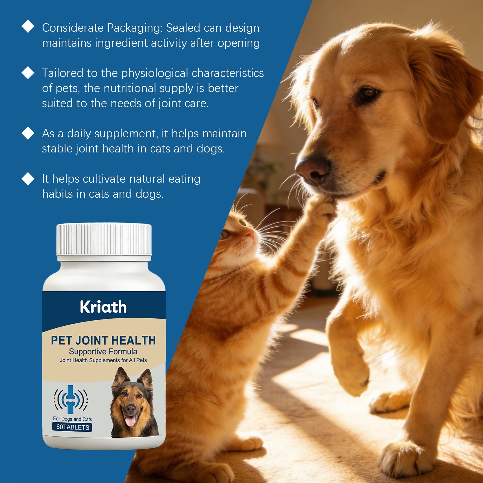 Pet Joint Health Chewable Tablets