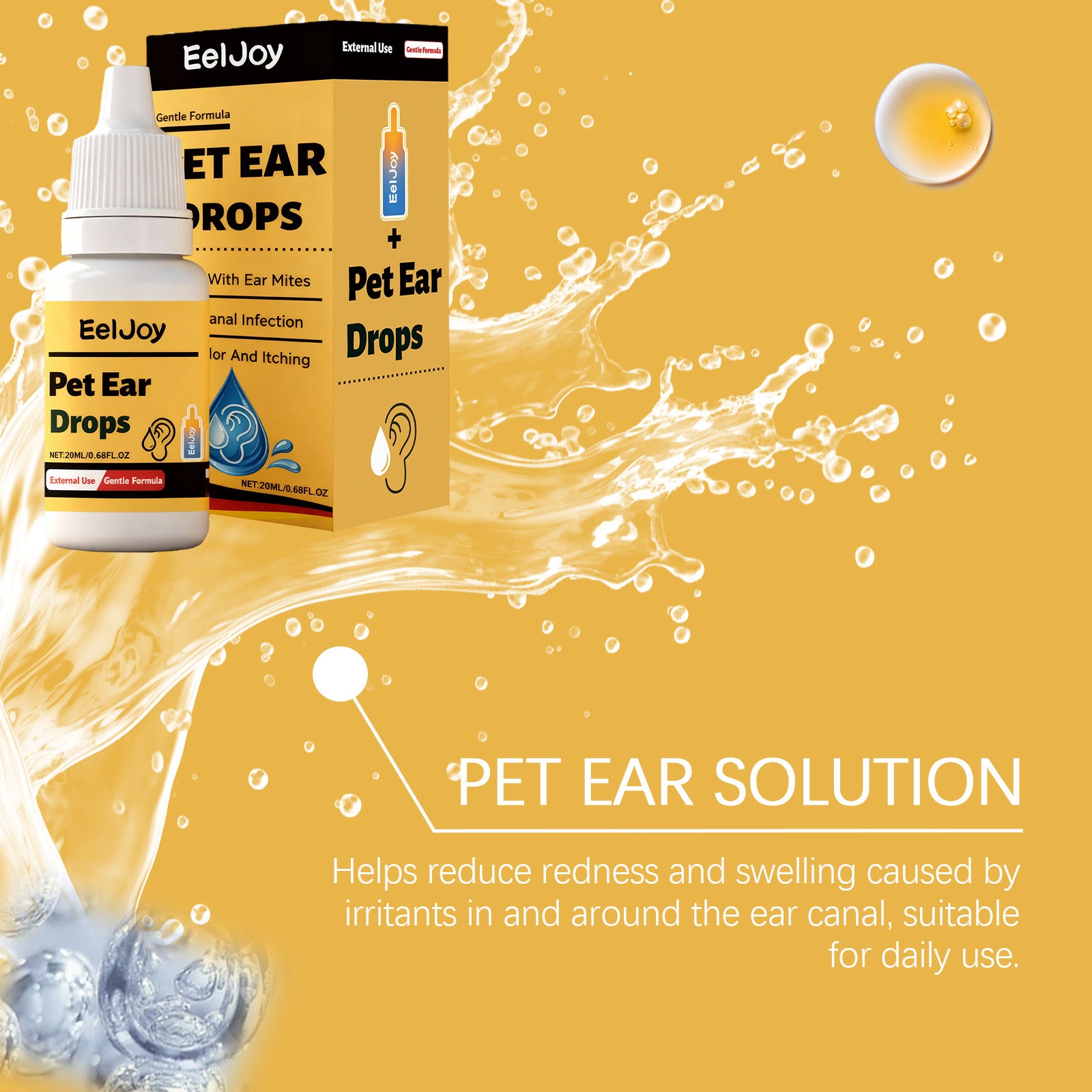 EELJOY Pet Ear Care Drops