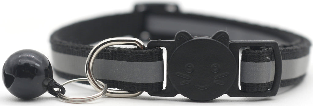 Pet Safety Buckle Detachable Reflective Bell Collar