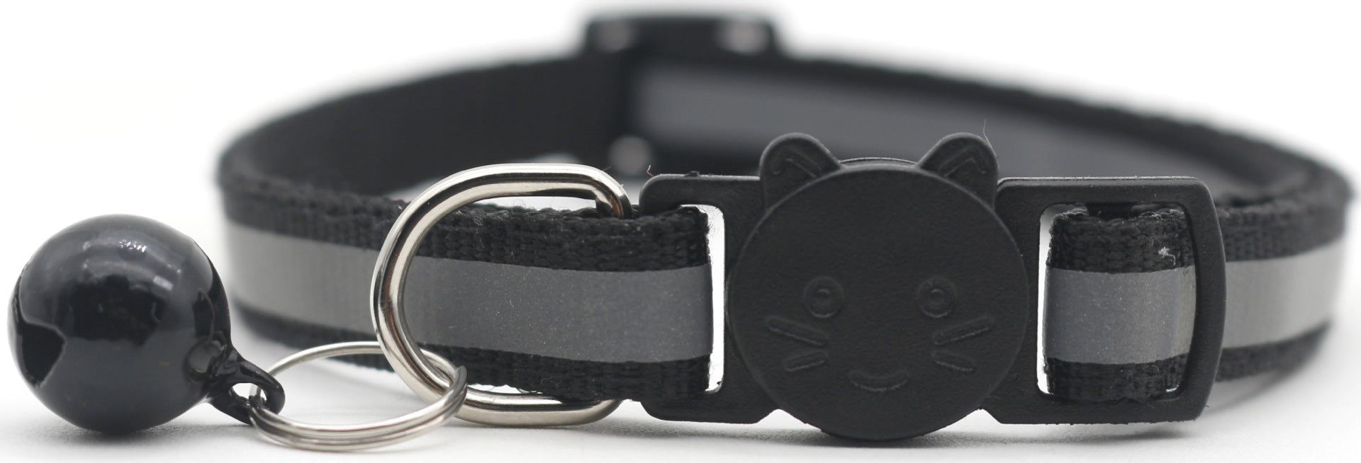 Pet Safety Buckle Detachable Reflective Bell Collar