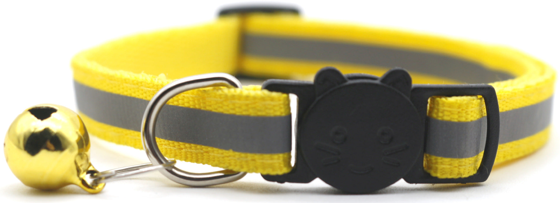 Pet Safety Buckle Detachable Reflective Bell Collar