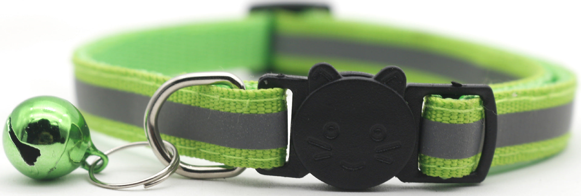 Pet Safety Buckle Detachable Reflective Bell Collar